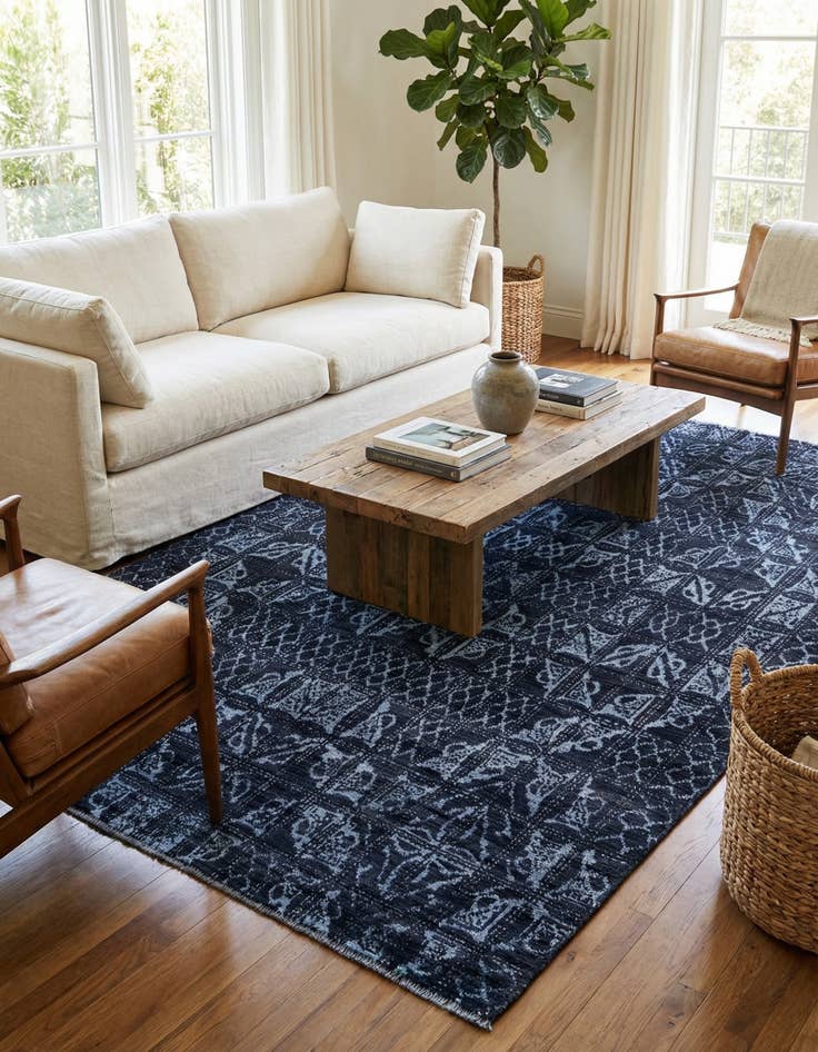 Detail image of 6' x 9' 1  Hand Knotted Darya Rug