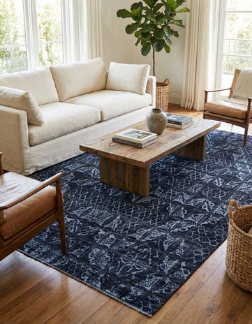 6' x 9' 1 Hand Knotted Darya Rug
