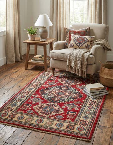 2' 8 x 4' 2 Hand Knotted Kazak Rug