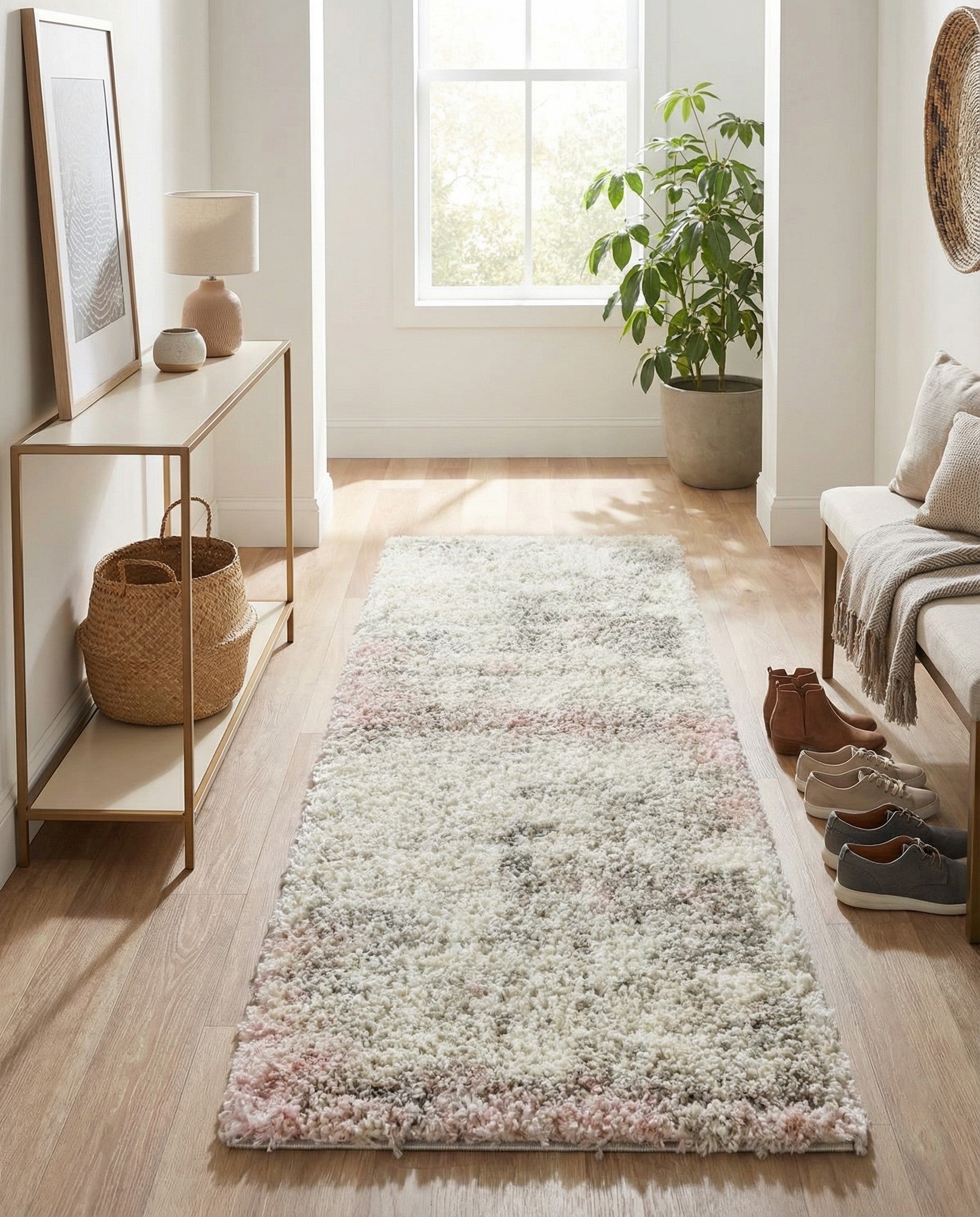  2' 7 x 13' Soft Touch Shag Runner Rug