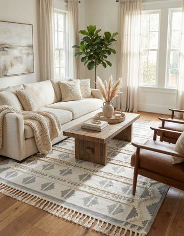 10' x 14' 1 Hand Woven Arizona Wool Rug