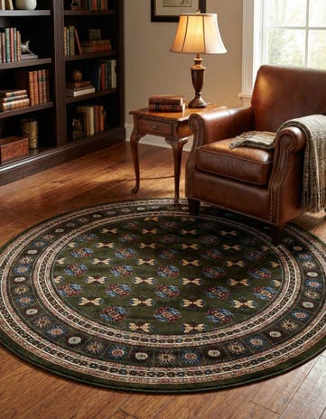 6' x 6' Bokhara Round Rug