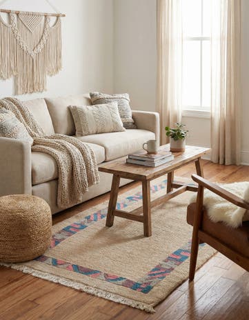 3' 4 x 4' 8 Hand Knotted Nepal Wool Rug
