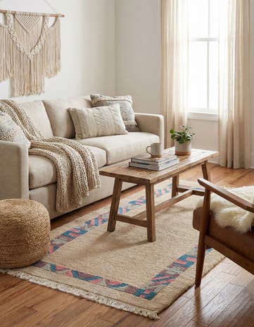 3' 4 x 4' 8 Hand Knotted Nepal Wool Rug