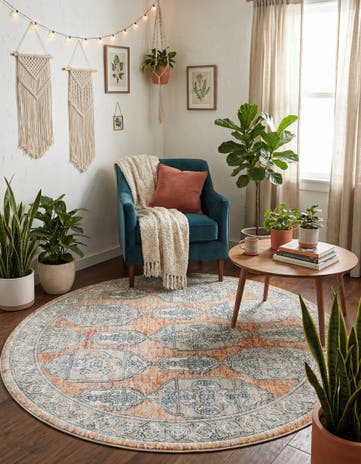 7' x 7' Lola Round Rug