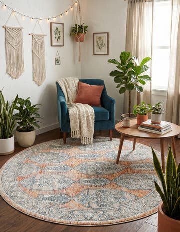 7' x 7' Lola Round Rug