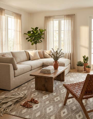Smokey Taupe Sepia Rug