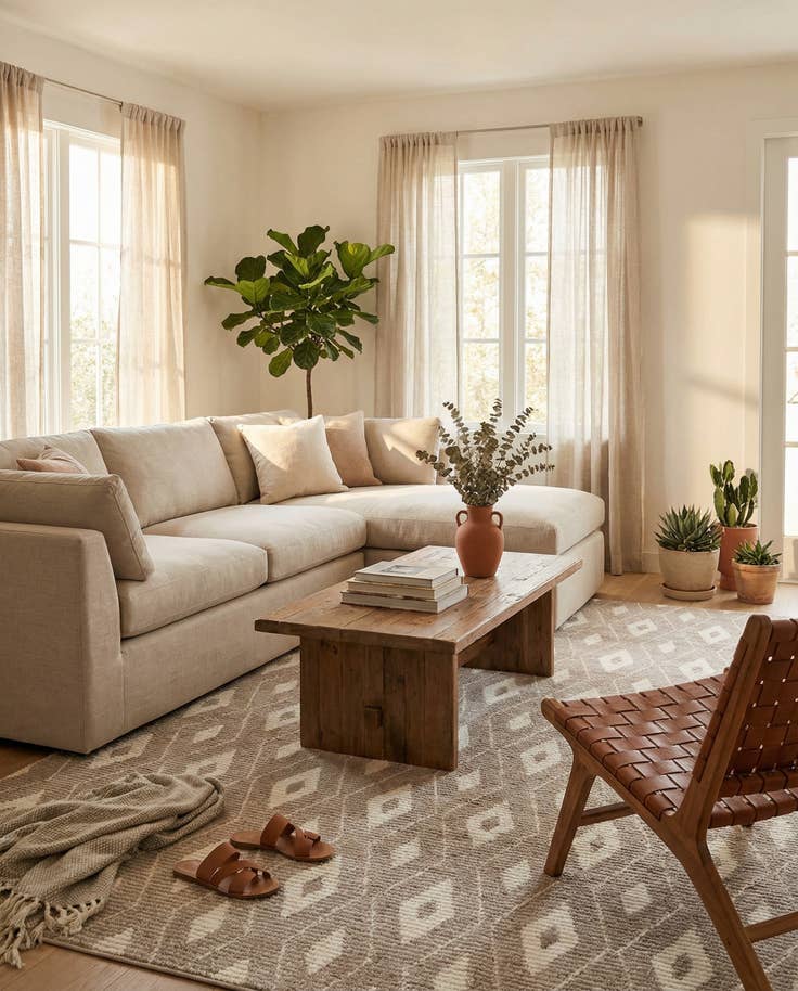 Detail image of 9' x 12' Sepia Rug