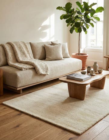 4' x 6' Hand Knotted Gabbeh Wool Rug