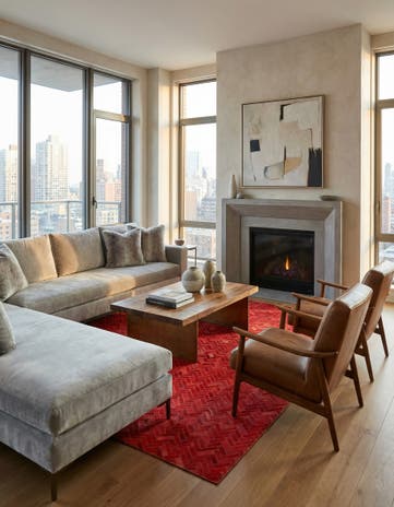 5' x 7' 1 Cowhide Rug