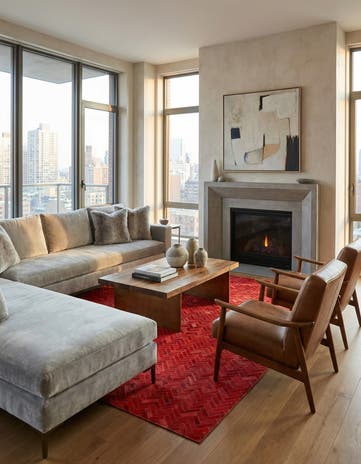 5' x 7' 1 Cowhide Rug