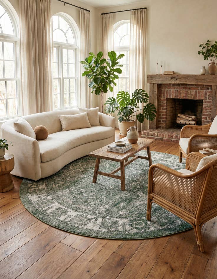 Detail image of 10' x 10' Isabella Round Rug