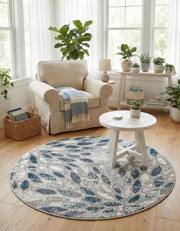 4' x 4' Charleston Round Rug
