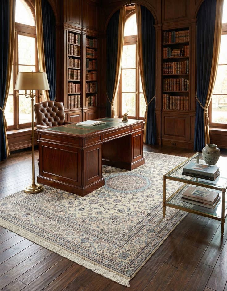 Detail image of 8' 3 x 11' 11 Nain Rug