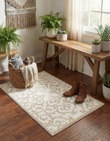 Snow White Nepal Rug