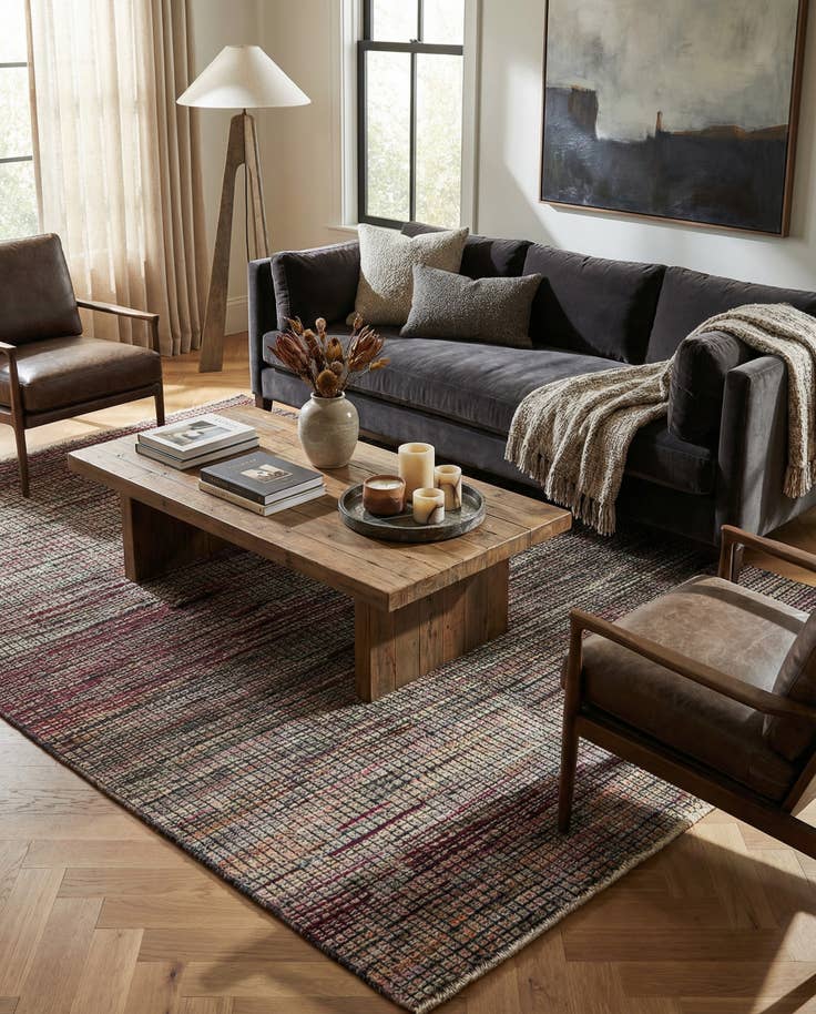 Detail image of 5' 6 x 8' 2 Hand Knotted Darya Wool Rug