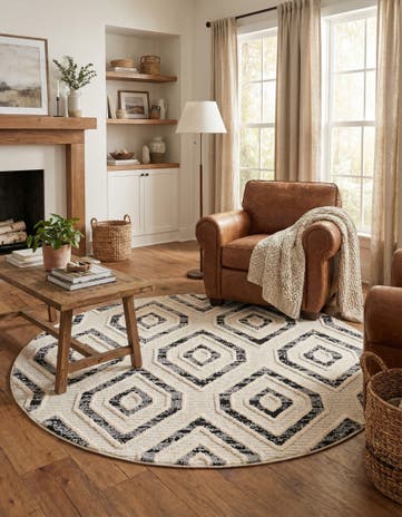 7' x 7' Cherokee Round Rug