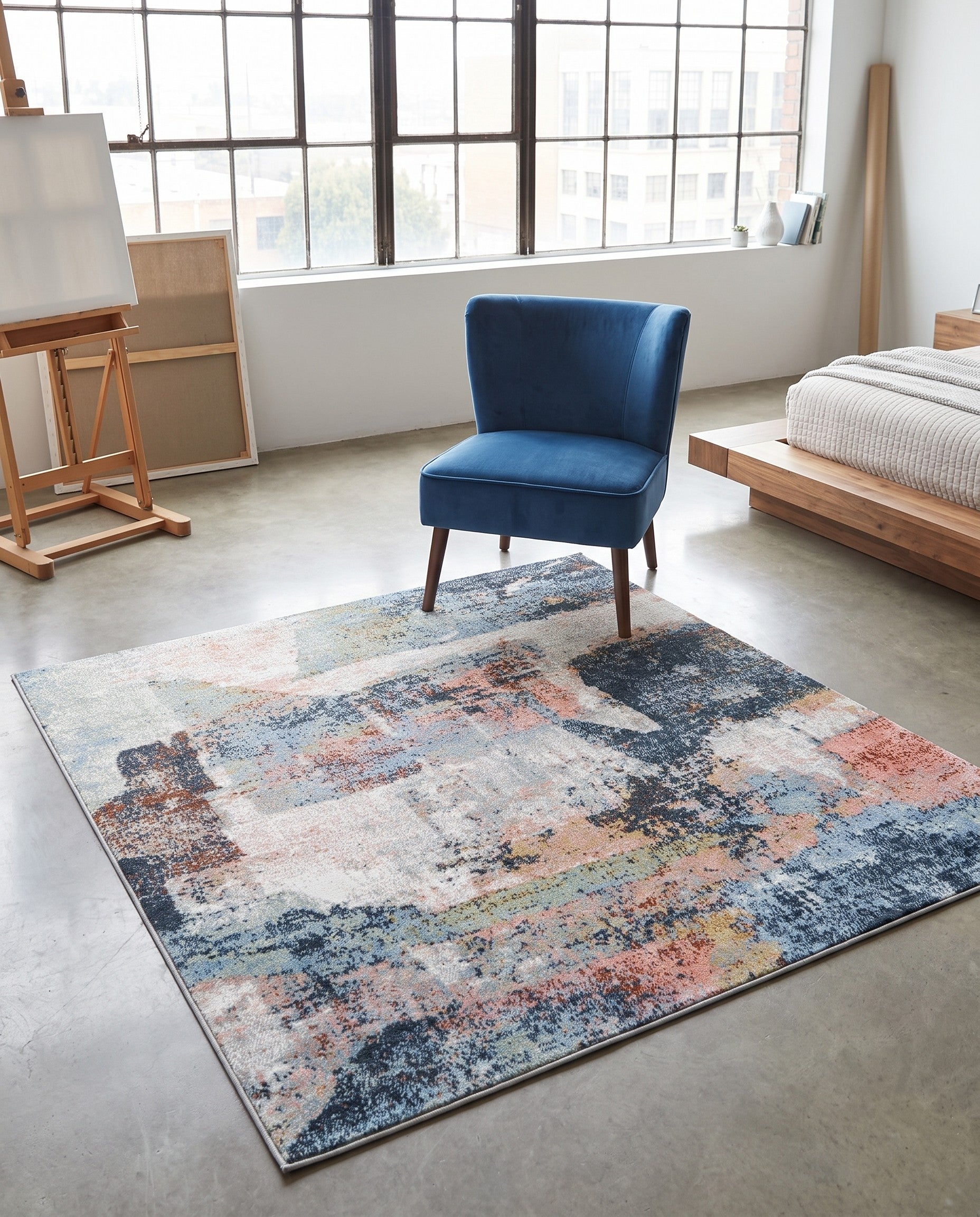 5' 3 x 5' 3 Kamala Washable Square Rug