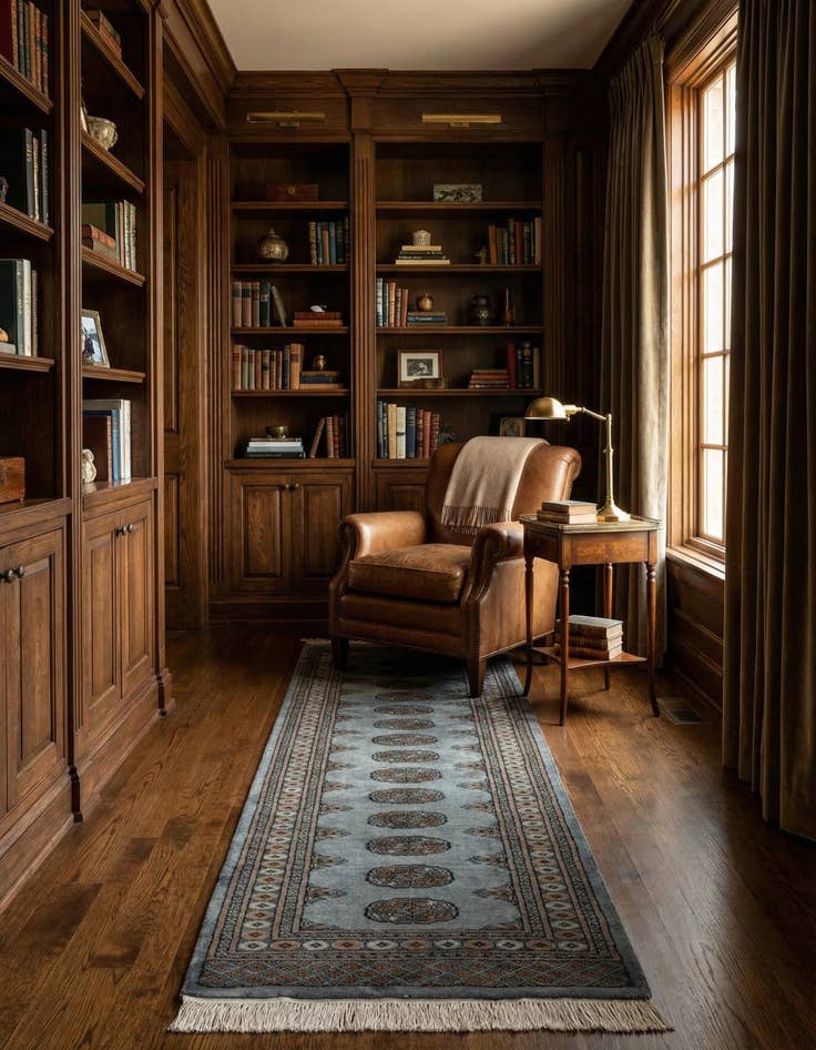 Detail image of  2' 7 x 10' 1  Hand Knotted Torkaman Oriental Wool Runner Rug