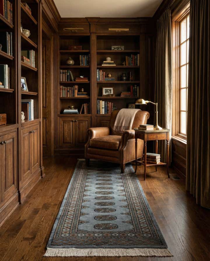 2' 7 x 10' 1 Hand Knotted Torkaman Oriental Wool Runner Rug