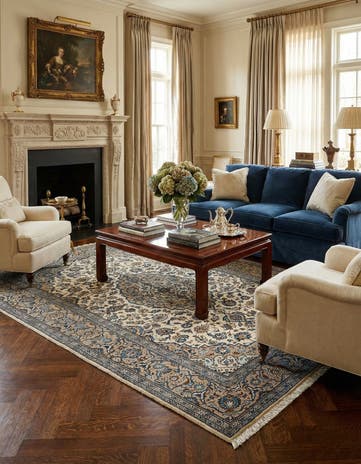 6' 6 x 10' 2 Kerman Wool Rug
