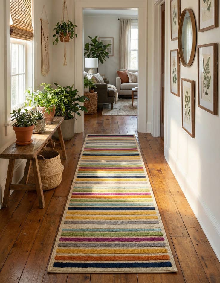 Detail image of 2' x 10'  Washable Aruba Indoor / Outdoor Runner Rug