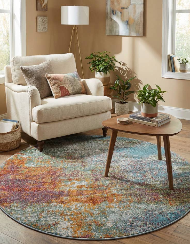 Detail image of 3' 3 x 3' 3 Paragon Round Rug