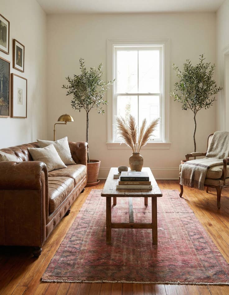 Detail image of 4' x 6' 7  Hand Knotted Ultra Vintage Persian Wool Rug