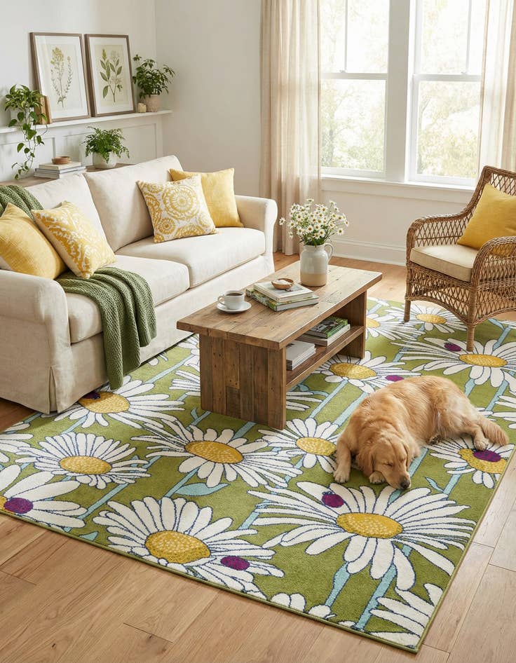 Detail image of 9' x 12' Bloom Rug