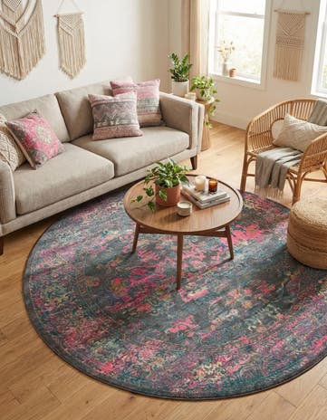 8' x 8' Delilah Round Rug