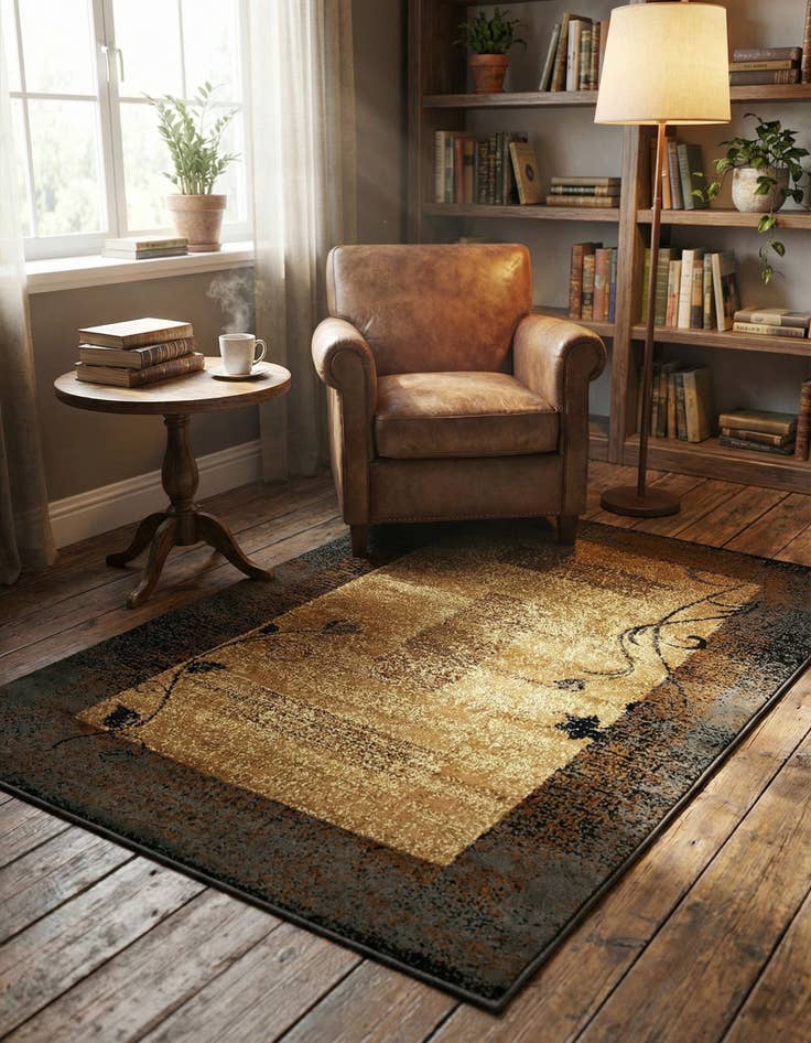 Detail image of 4' x 6' Coffee Shop Rug