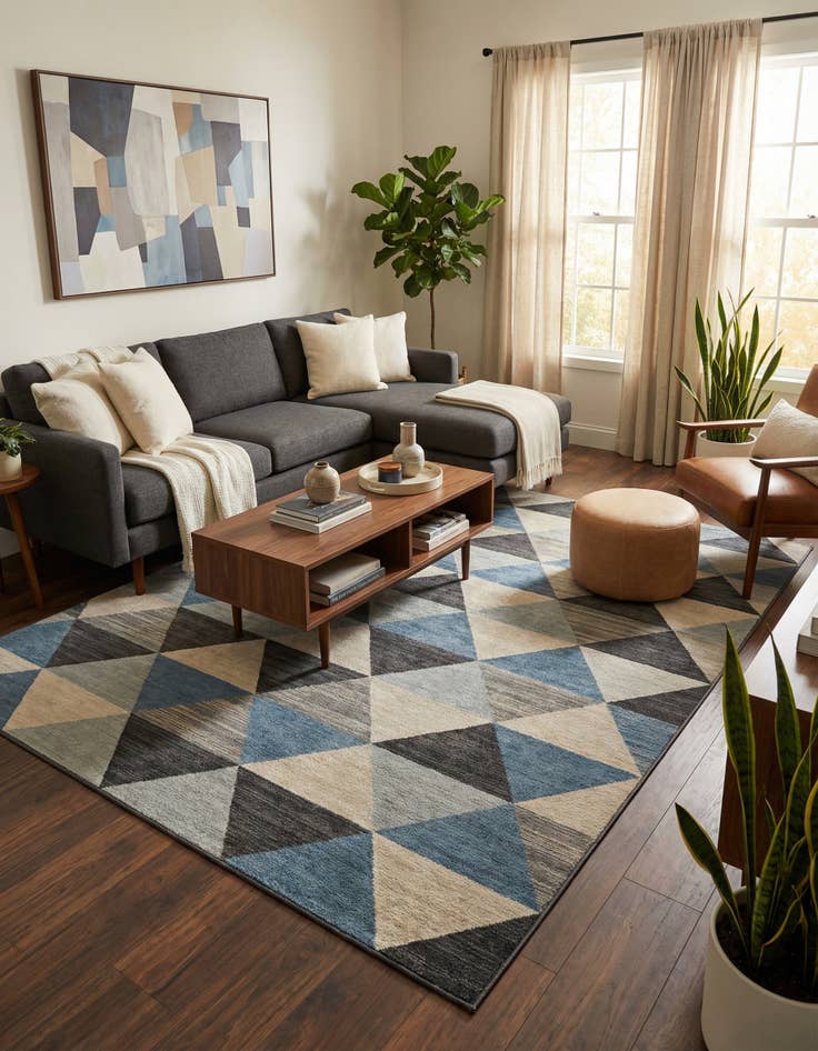 Detail image of  7' 10 x 10' Valencia Rug