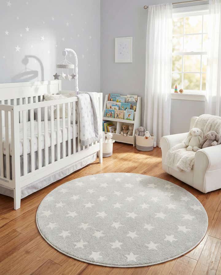 5' x 5' Whimsy Kids Round Rug