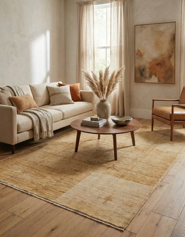 4' x 6' Hand Knotted Modern Ziegler Rug