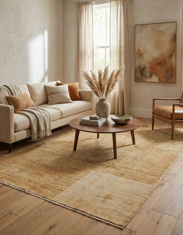 4' x 6' Hand Knotted Modern Ziegler Rug