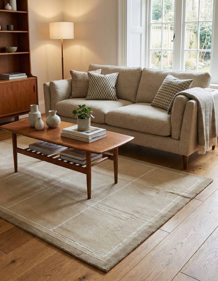 Detail image of 5' 6 x 7' 9  Hand Knotted Nepal Rug