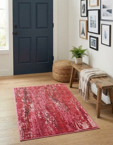 Pink Washable Sevilla Rug