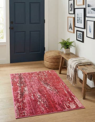 Pink Washable Sevilla Rug