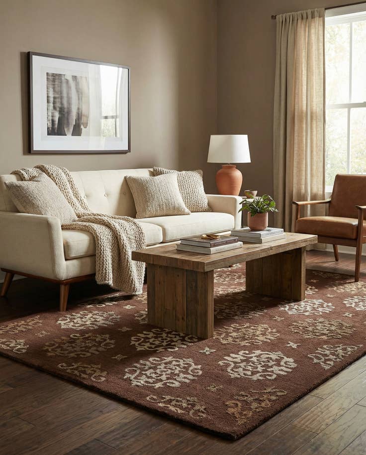 Detail image of 5' x 7' 6 Luna Wool Rug