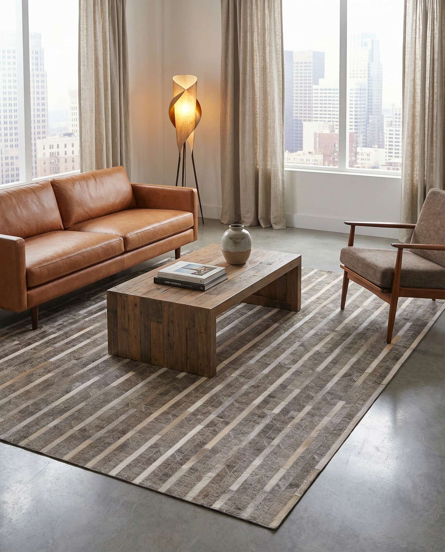 155cm x 240cm Cowhide Vloerkleed