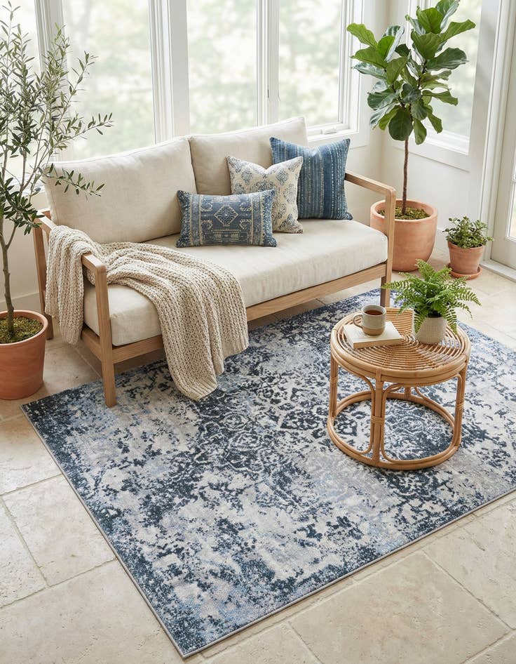 Detail image of 4' x 6' Kamala Washable Rug