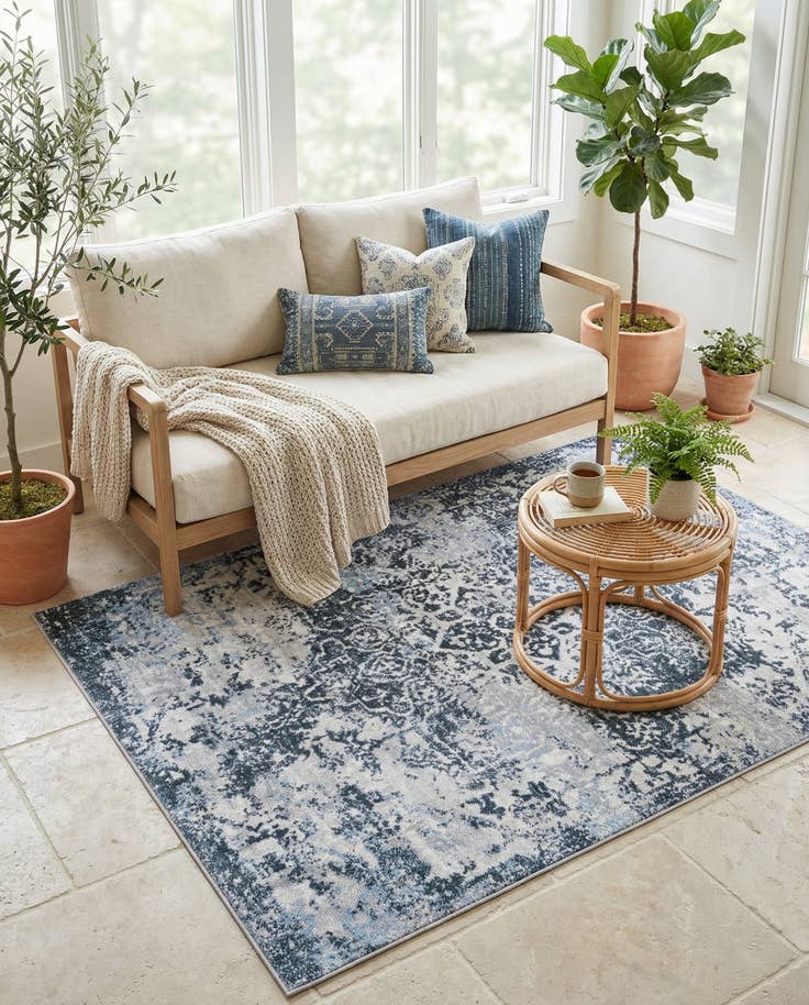 Detail image of 4' x 6' Kamala Washable Rug