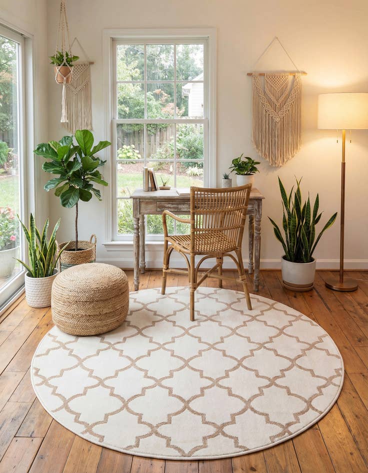 Detail image of 3' 3 x 3' 3 Uptown Lincoln Center Round Rug