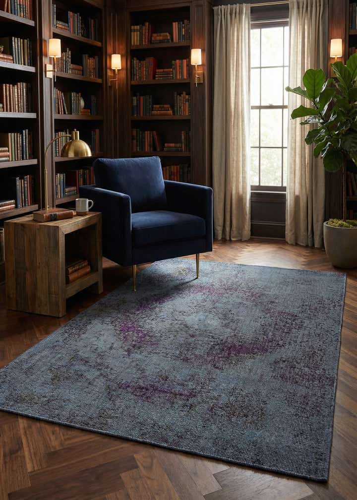 4' 2 x 6' 3 Vintage Royal Wool Rug