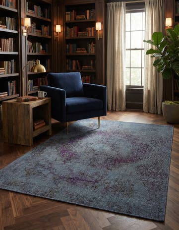 4' 2 x 6' 3 Vintage Royal Wool Rug