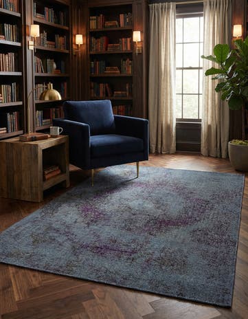 4' 2 x 6' 3 Vintage Royal Wool Rug