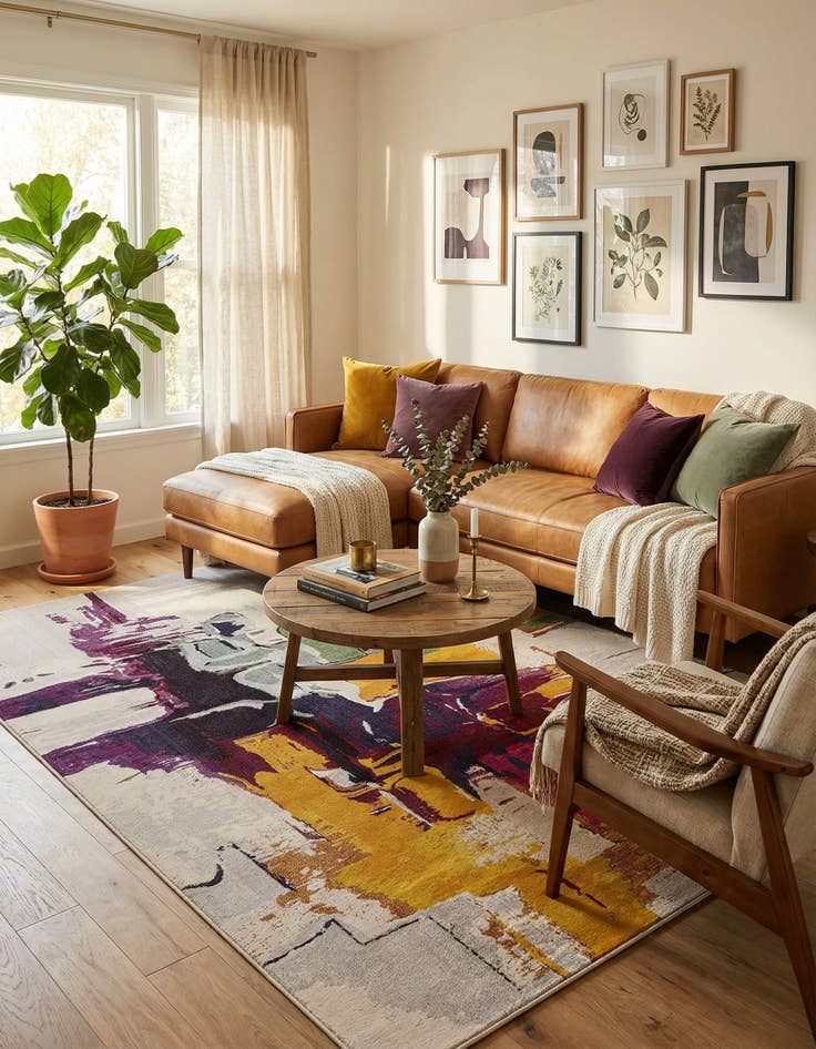 Detail image of 9' x 12' 2  Washable Casablanca Rug