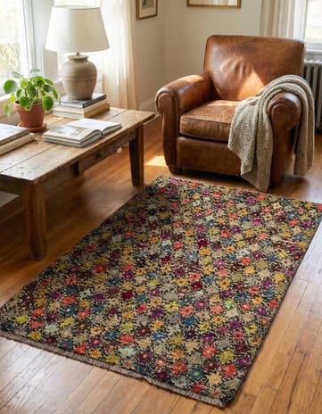 3' 2 x 4' 10 Hand Knotted Balouch Wool Rug