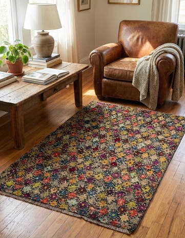 3' 2 x 4' 10 Hand Knotted Balouch Wool Rug
