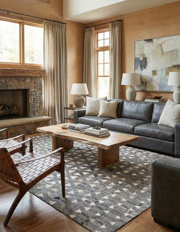 5' 2 x 8' Cowhide Rug